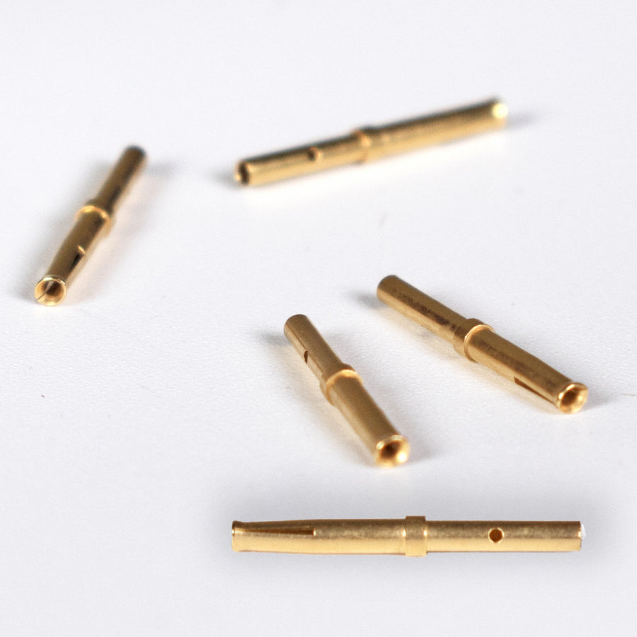 FEMALE CRIMP PINS, PIN Ø 0.75mm, PACK OF 10