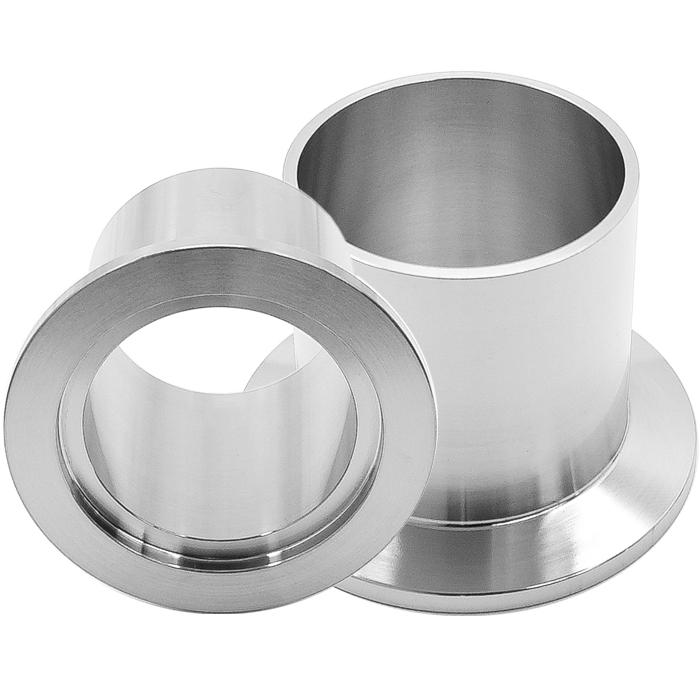 KF NW Butt Weld Stub Flanges Long - Nano Vacuum