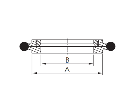 ISO Screened Centering Rings with O-Rings (ISO200)