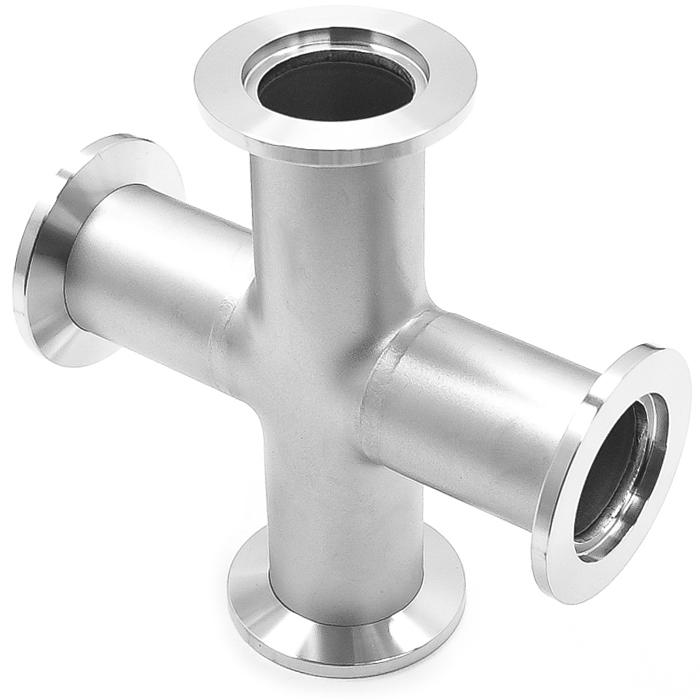 KF NW 4 Way Cross Stainless Steel - Nano Vacuum