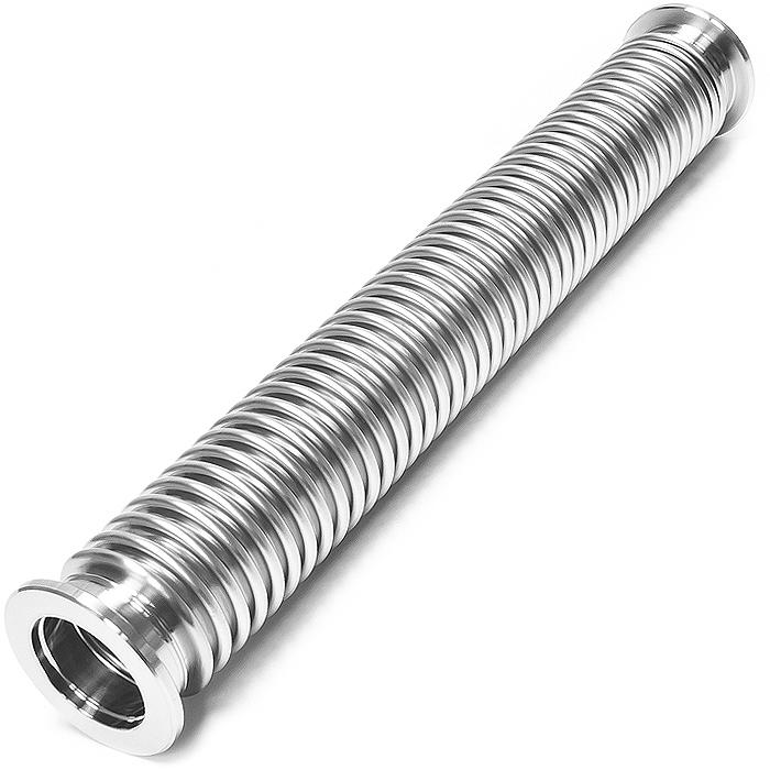 KF25 NW Thick Wall Stainless Steel Bellows Flexible Hose - Nano Vacuum