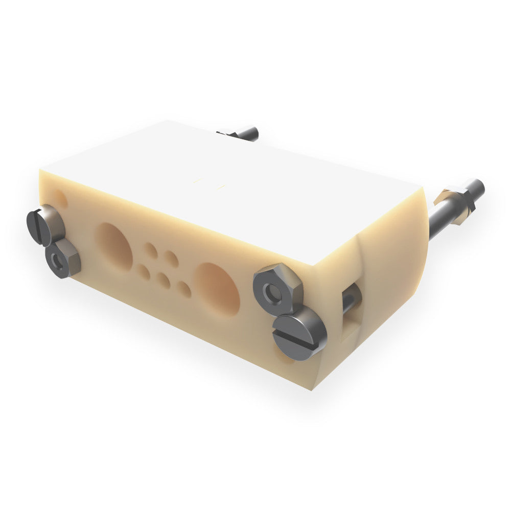 MALE PEEK CONNECTOR, FOR POWER/COAXIAL COMBINATION SUB-D F/TS, UHV VERSION