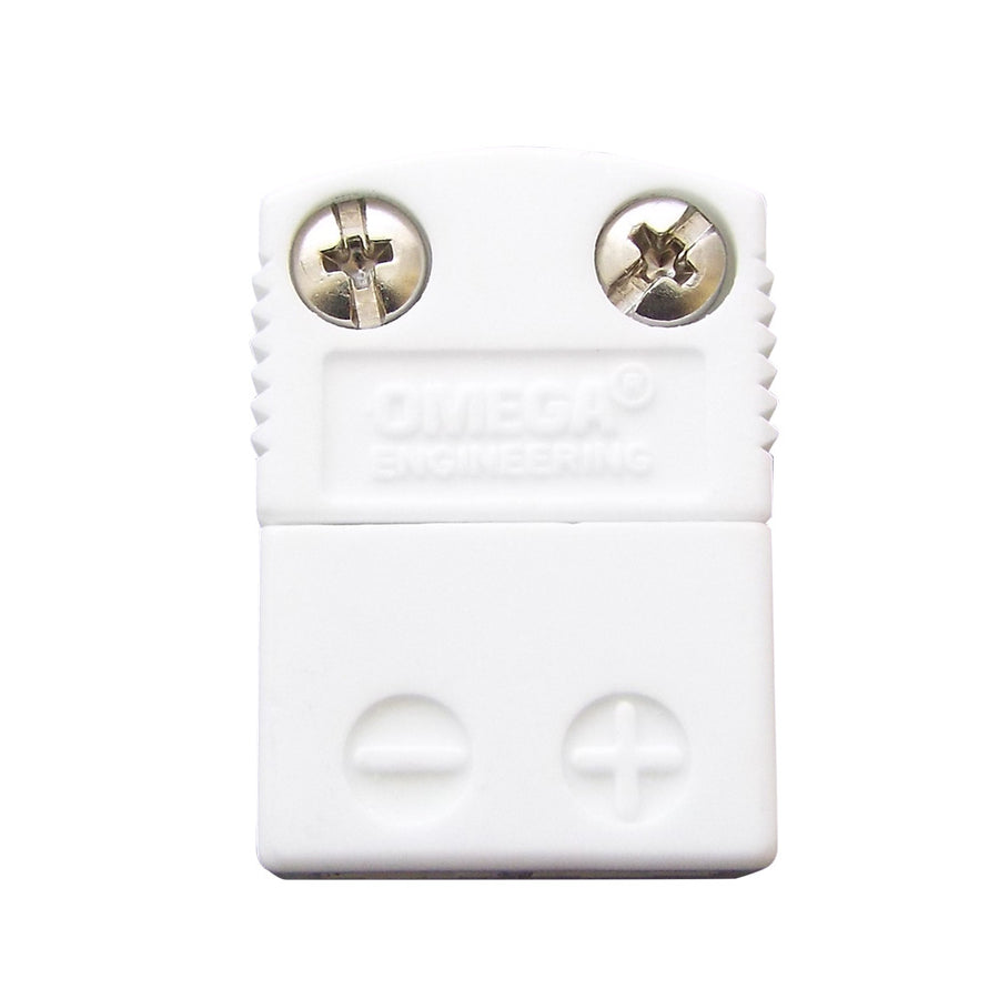 MINIATURE THERMOCOUPLE CONNECTOR, 1 PAIR, TYPE K, MAX TEMPERATURE 650°C