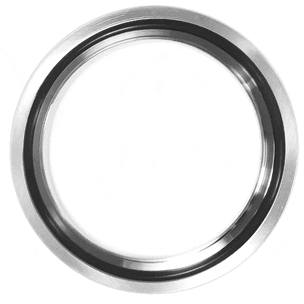 ISO Centering Rings St Stl Inner, FKM O Ring, Al Outer