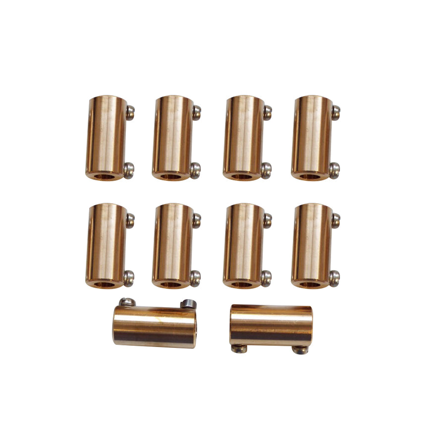 POWER IN-LINE CONNECTORS, 6.6mm, Be-Cu, PACK OF 10