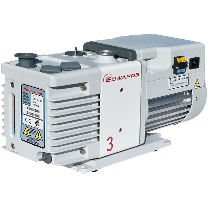 Edwards RV3 Rotary Vane Vacuum Pump (1ph Motor 115/230V, 50/60Hz) - Nano Vacuum