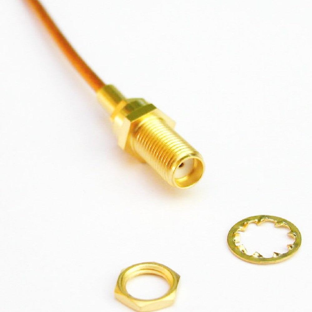 SMA FEMALE SOCKET, UHV PTFE INSULATION, 50 OHMS, FITS MALE PLUG