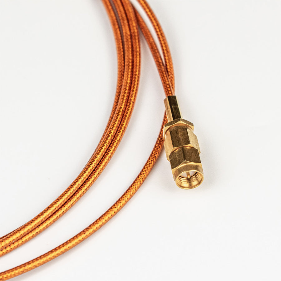 SMA KAPTON CABLE, MALE SMA PLUG TO MALE SMA PLUG, 50 Ω, LENGTH 2M