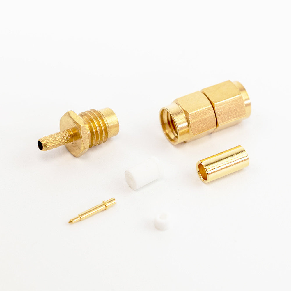 SMA VACUUM SIDE MALE PLUG, UHV,NOT 50 OHMS, CERAMIC INSULATION. FITS 3 ...