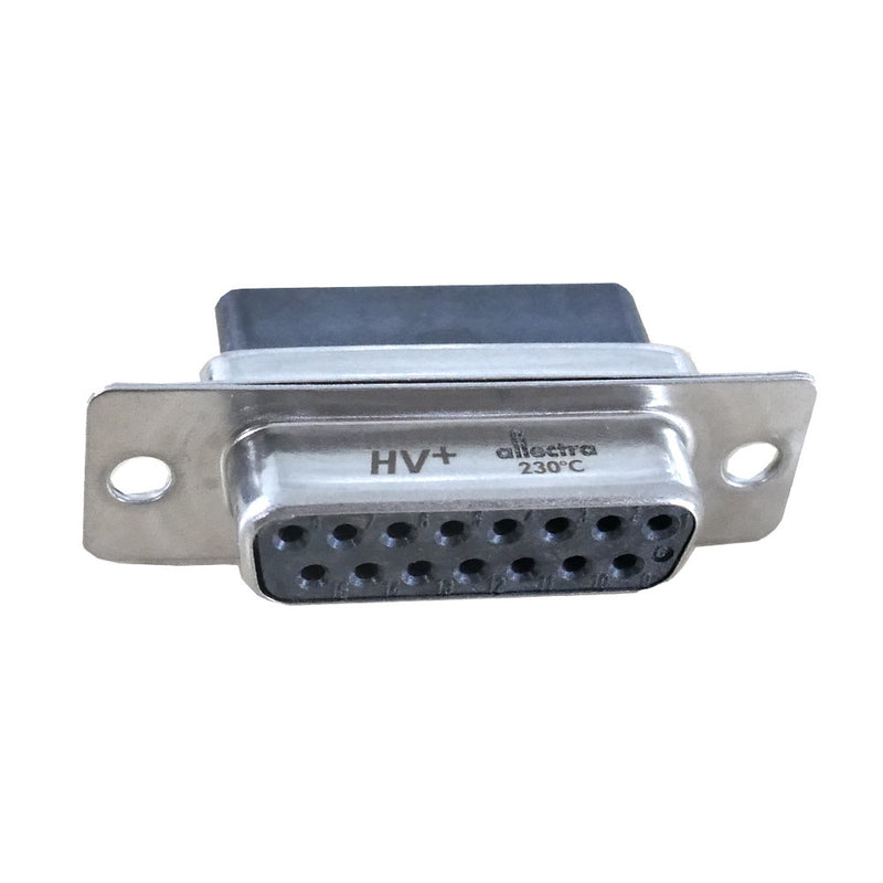 SUB-D 15-WAY HV, HIGH TEMPERATURE CONNECTOR, FEMALE – Nano Vacuum Pty Ltd