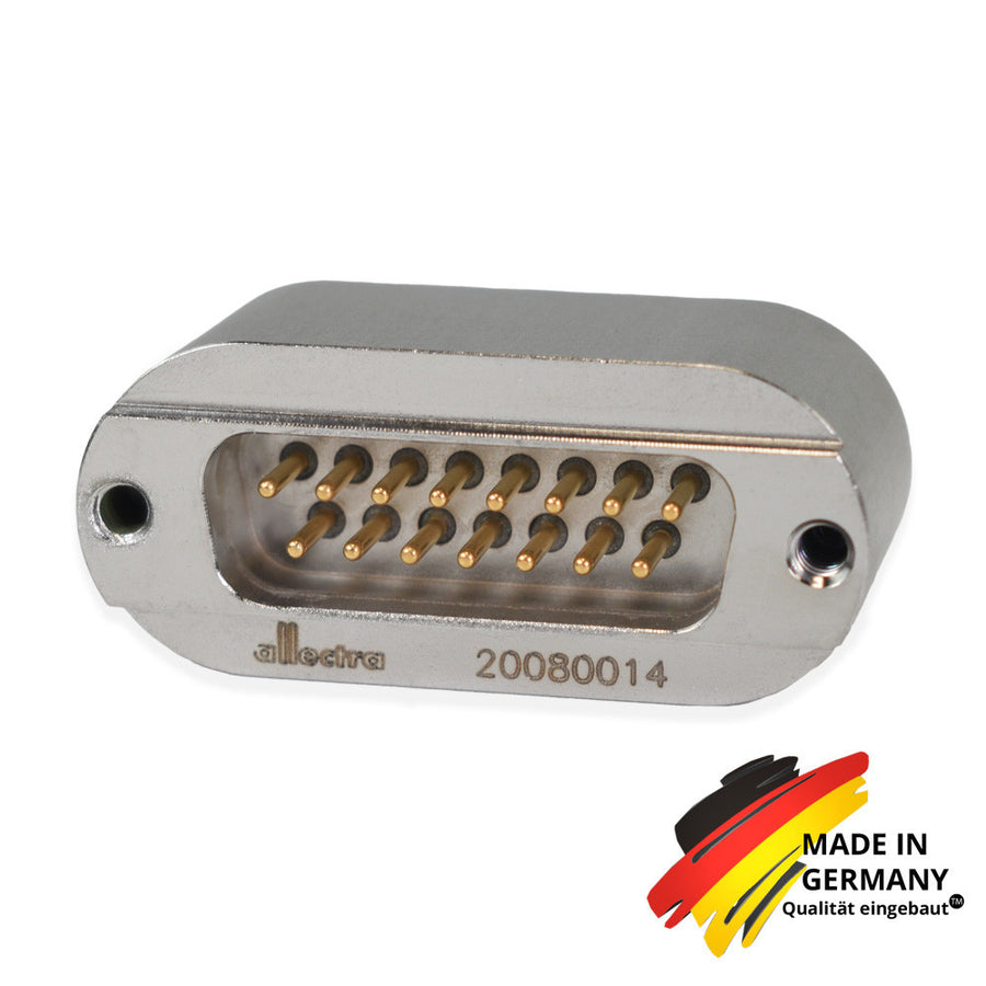 SUB-D 15-WAY WELDABLE FEEDTHROUGH