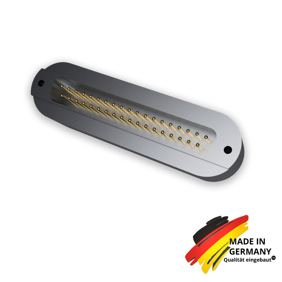 SUB-D 37 WAY WELDABLE FEEDTHROUGH, HIGH CURRENT VERSION