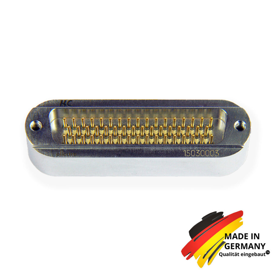 SUB-D 50 WAY WELDABLE FEEDTHROUGH, HIGH CURRENT VERSION