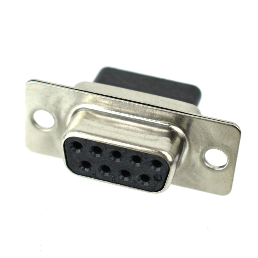 SUB-D 9-WAY HV SOCKET, FEMALE, UPDATED VERSION OF PART #211-FS09-HV