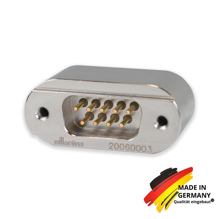 SUB-D 9-WAY WELDABLE FEEDTHROUGH