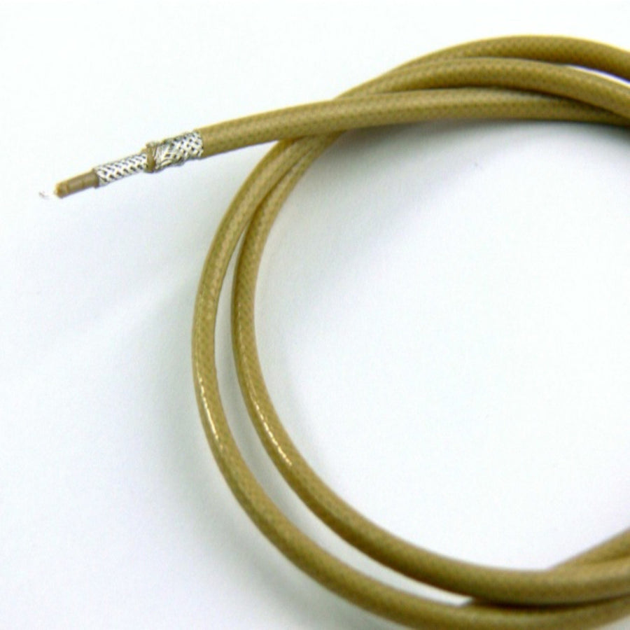 TRIAXIAL PEEK CABLE, 50 Ohm, 7 X 0.12mm MULTISTRAND INNER CONDUCTOR, 10m LONG