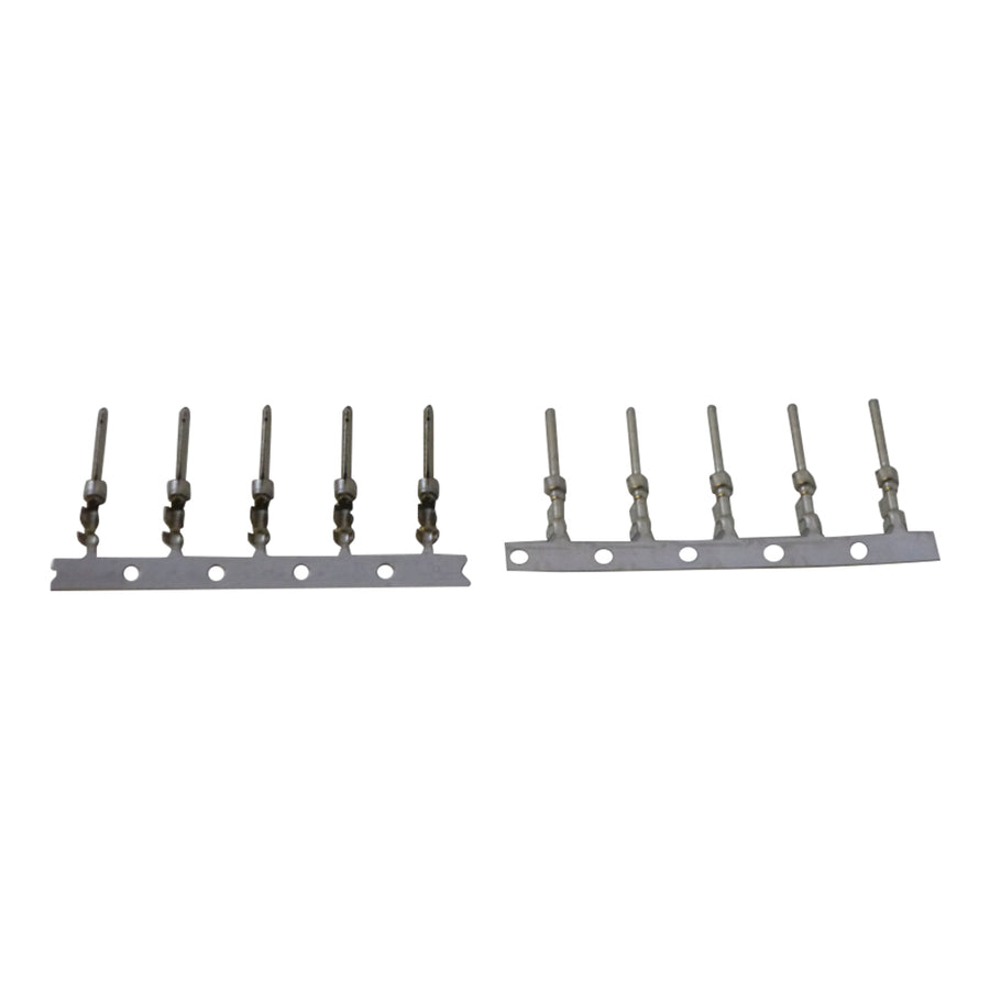 T/C CRIMP PINS FOR SUB D PLUG, MALE, TYPE T, SET OF 5 COPPER & 5 CONSTANTAN (Cu-Ni)