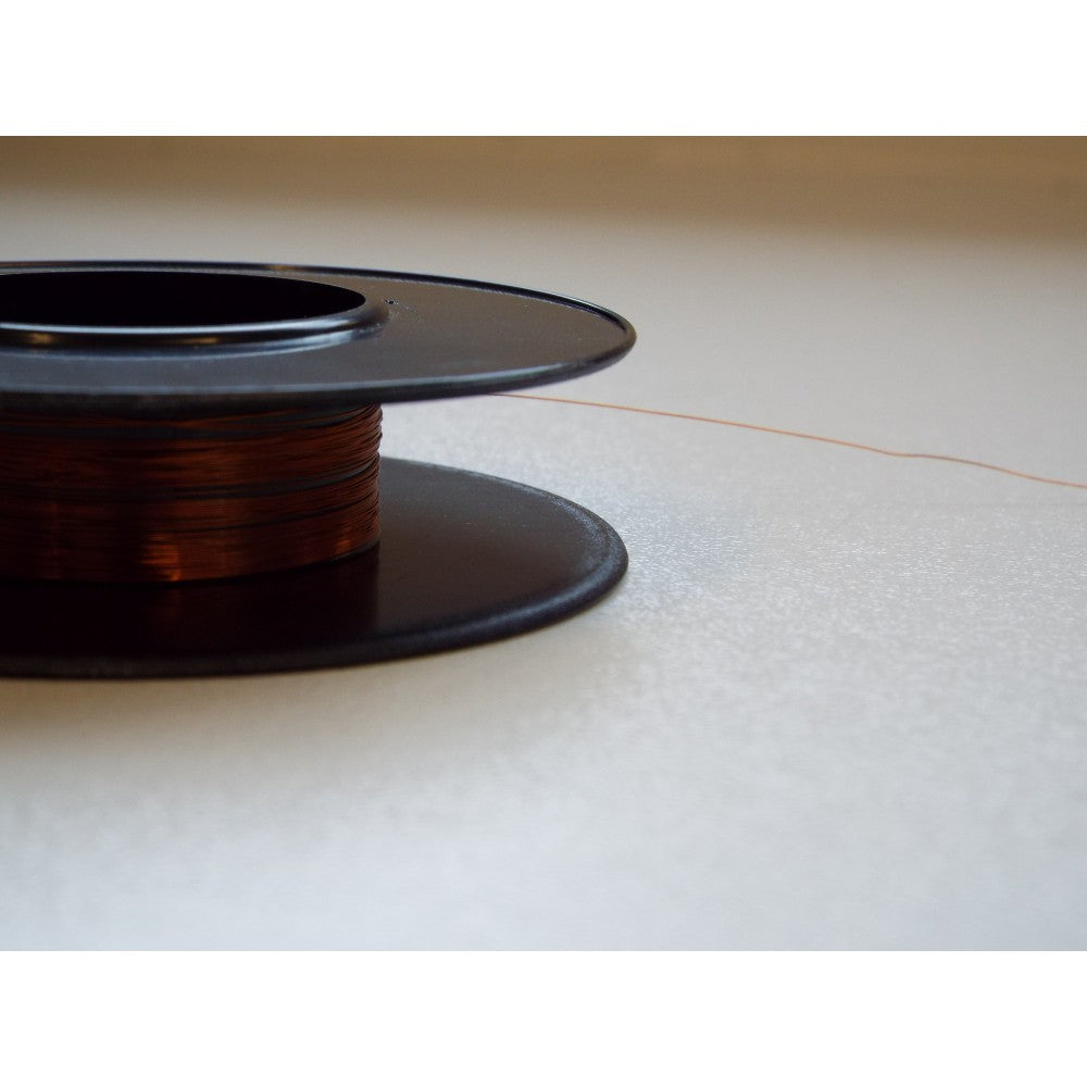 UHV KAPTON WIRE 0.14mm. COPPER CONDUCTOR, 2KV, SINGLE STRAND LENGTH 10m