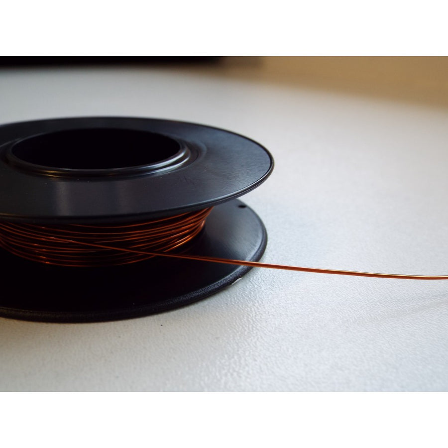 UHV KAPTON WIRE 0.60mm. COPPER CONDUCTOR, 2KV, SINGLE STRAND LENGTH 10m