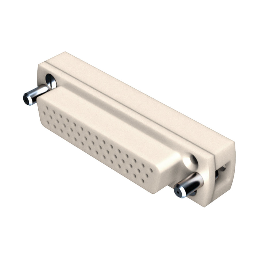 UHV SOCKET FOR SUB-D 44-WAY FEEDTHROUGH, FEMALE, HIGH DENSITY, CERAMIC TYPE, INCLUDES CRIMP PINS
