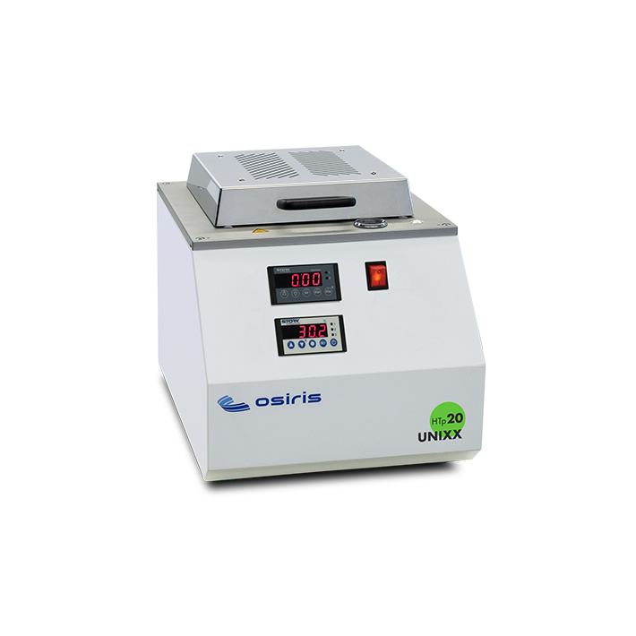 UNIXX HpT20 
(Ø200mm) Table-top hotplate tool with pneumatic driven lifting pins.
(or bench mounted)