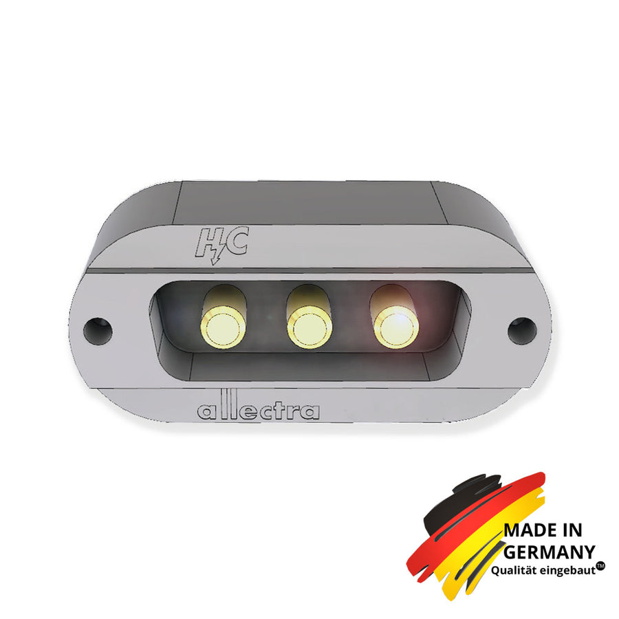 WELDABLE SUB-D 3-PIN POWER FEEDTHROUGH