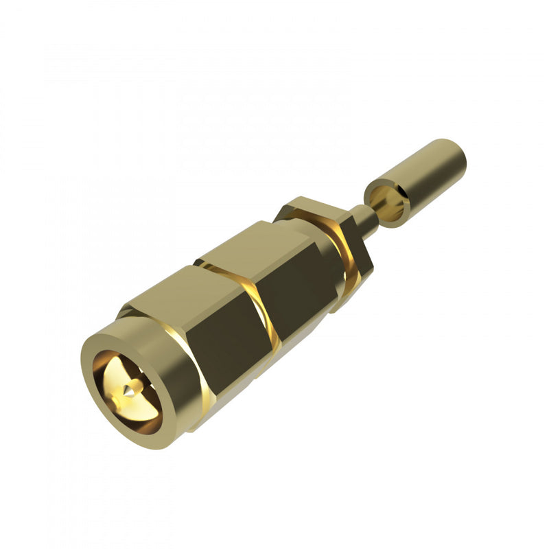 SMA VACUUM SIDE CONNECTOR (PLUG), UHV, 50 Ohms, MALE, STRAIGHT, WITH PTFE INSULATION