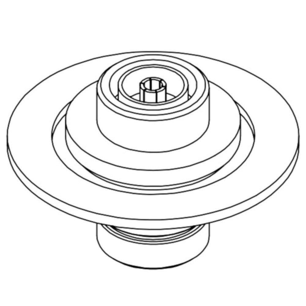 DN50KF 7/16 FEEDTHROUGH, 1 PIN, 50Ω, HIGH FREQUENCY, O-RING SEALED