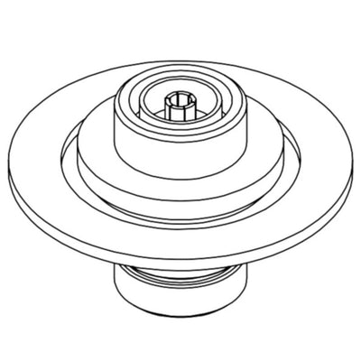 DN50KF 7/16 FEEDTHROUGH, 1 PIN, 50Ω, HIGH FREQUENCY, O-RING SEALED