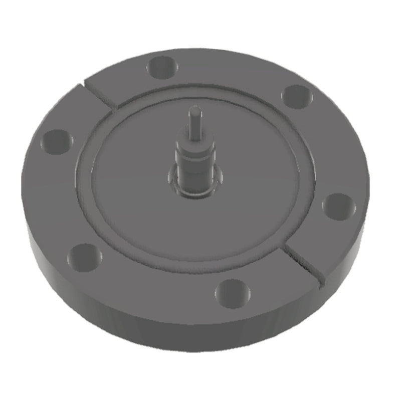 DN40CF SHV FEEDTHROUGH, 1 PIN, EXPOSED, SINGLE SIDED, GROUNDED SHIELD, AIR SIDE CONNECTOR