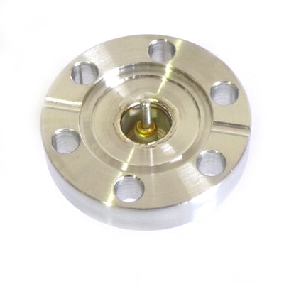 DN16CF SMA FEEDTHROUGH, 50 OHM, SINGLE SIDED, GROUNDED SHIELD, 1000V DC, 3A MAX, 6.5 GHz