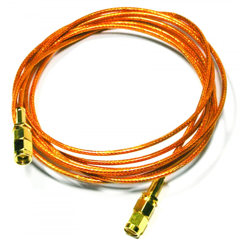 SMA THIN KAPTON CABLE, MALE SMA PLUG TO OPEN END, 50 Ω, LENGTH 1m