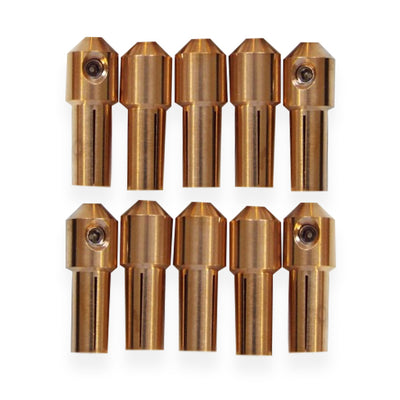 POWER PUSH ON CONNECTORS 2.39mm PINS, MAX WIRE 1.27mm, PACK OF 10