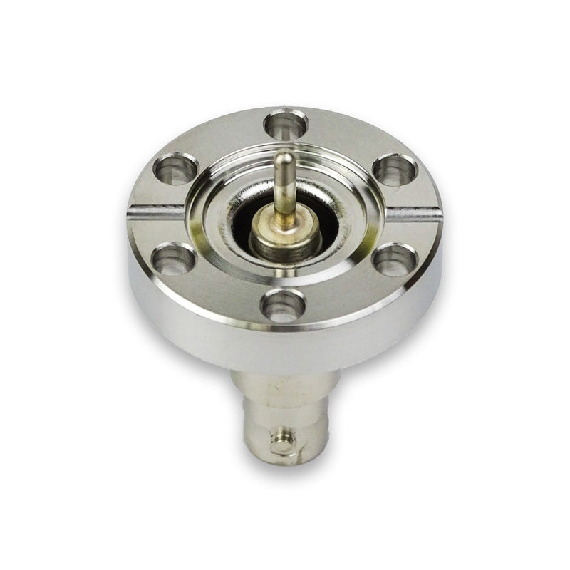 DN16CF BNC FEEDTHROUGH, 1 PIN, SINGLE SIDED, GROUNDED SHIELD, AIR SIDE CONNECTOR