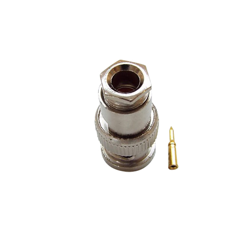 AIR SIDE CONNECTOR FOR BNC FEEDTHROUGH, FITS RG58 CABLE