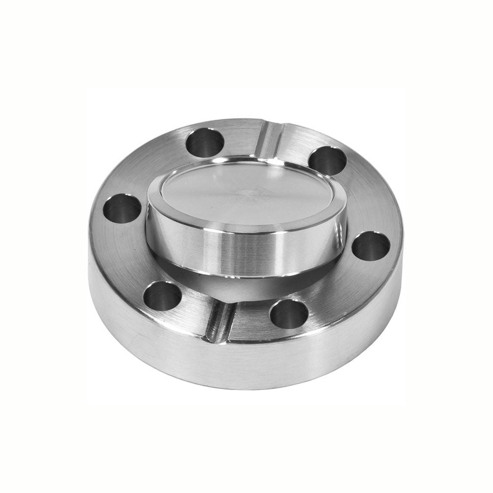 DN16CF BLANK FLANGE ROTATABLE, THROUGH BOLT HOLES 316L STN STL