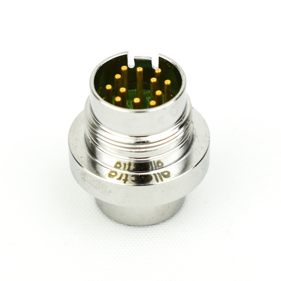 WELDABLE 12 PIN CIRCULAR MINIATURE FEEDTHROUGH