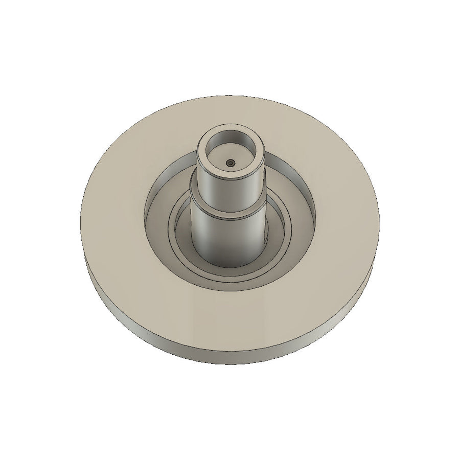 DN16KF SMA HIGH FREQUENCY FEEDTHROUGH, 50 OHM, DOUBLE SIDED, GROUNDED SHIELD, 18 GHz