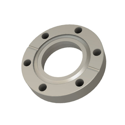 DN40CF bored (for 41mm OD tube) fixed flange, SS304 (1.4301)