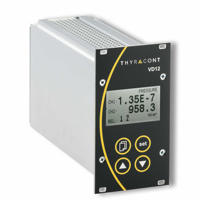 Vacuum Controller with LCD Display, 2 Channels, 1400 to 5e-10 mbar