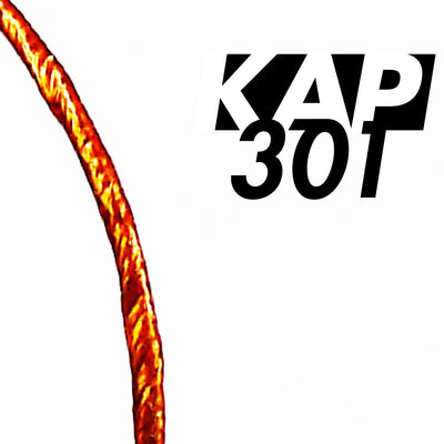 KAPTON INSULATED T/C WIRE, TYPE K, RAD. RESISTANT, 2 x Ø 0.25mm, TOTAL Ø 0.95mm, +300°C MAX, 5M
