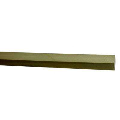 PEEK RECTANGULAR ROD, 10x14mm, 250mm LONG, UHV CLEAN