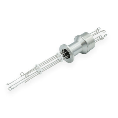 DN16KF THERMOCOUPLE FEEDTHROUGH, TYPE N, 3 PAIRS, AIR AND VACUUM-SIDE CONNECTORS INCLUDED