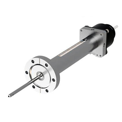 DN40CF COMPACT LINEAR DRIVE WITH STEPPER MOTOR, 100mm TRAVEL