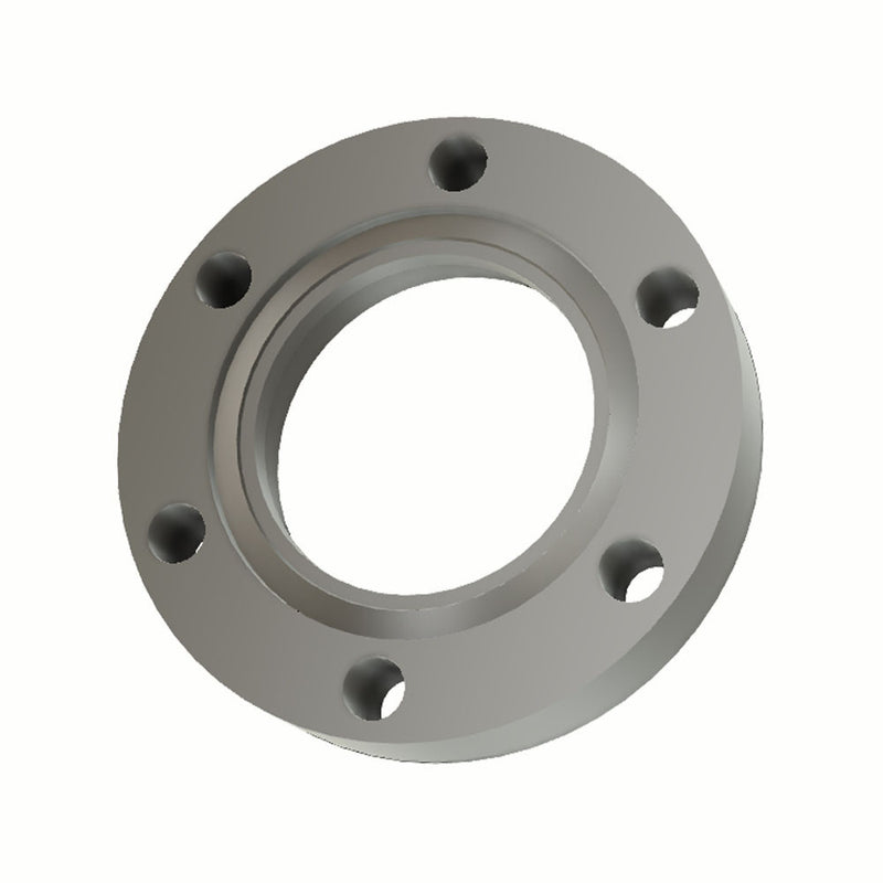 DN40CF bored (for 41mm OD tube) fixed flange, SS316L (1.4404)
