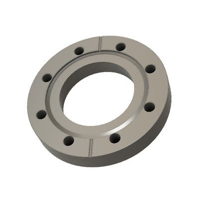 DN63CF bored (for 70mm OD tube) fixed flange, SS304 (1.4301)