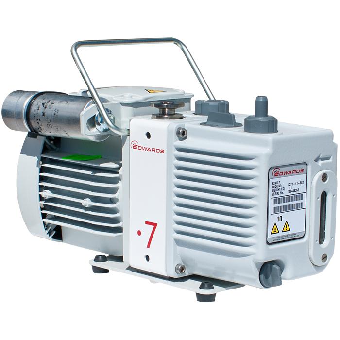 Edwards E2M0.7 Rotary Vane Vacuum Pump (1ph Motor 200-230V, 50/60Hz) - Nano Vacuum Australia & New Zealand