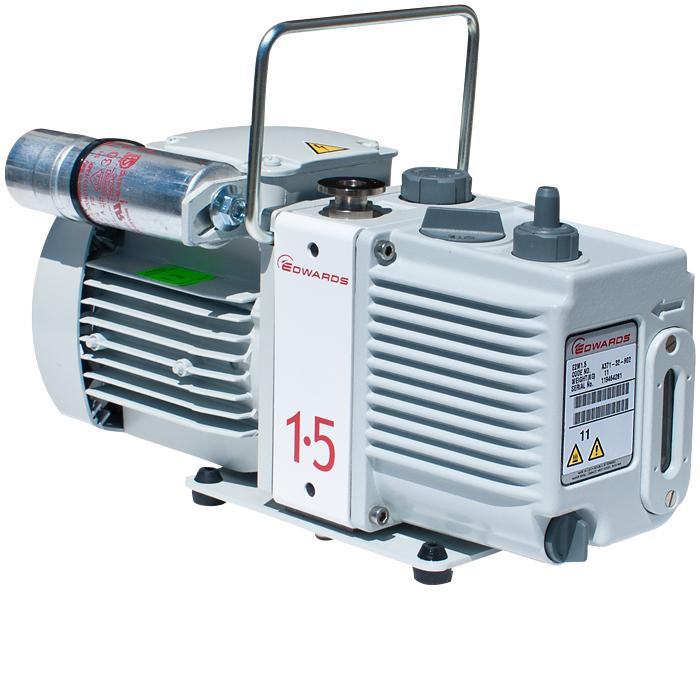 Edwards E2M1.5 Rotary Vane Vacuum Pump (1ph Motor 200-230V, 50/60Hz) - Nano Vacuum Australia & New Zealand