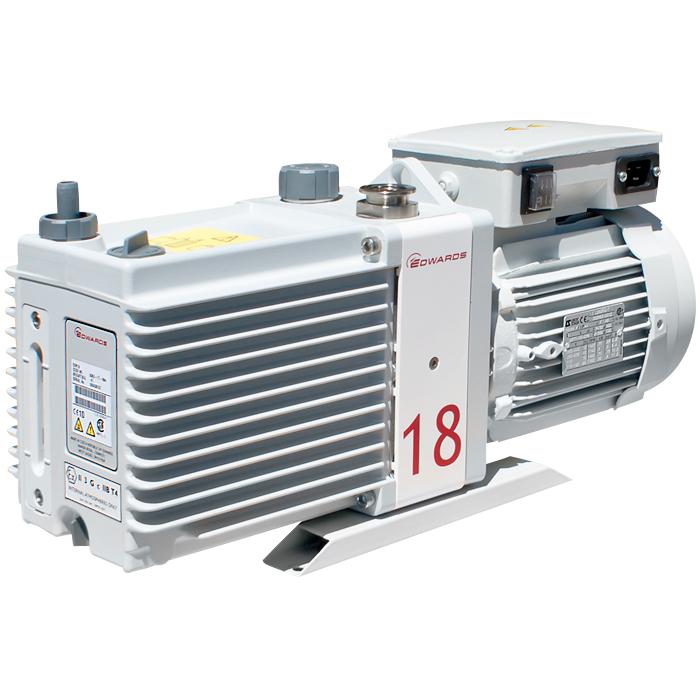 Edwards E2M18 Rotary Vane Vacuum Pump (1ph Motor 115/230V, 50/60Hz) - Nano Vacuum Australia & New Zealand