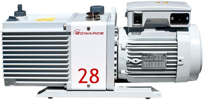 Edwards E2M28 Rotary Vane Vacuum Pump (1ph Motor 115/230V, 50/60Hz) - Nano Vacuum Australia & New Zealand